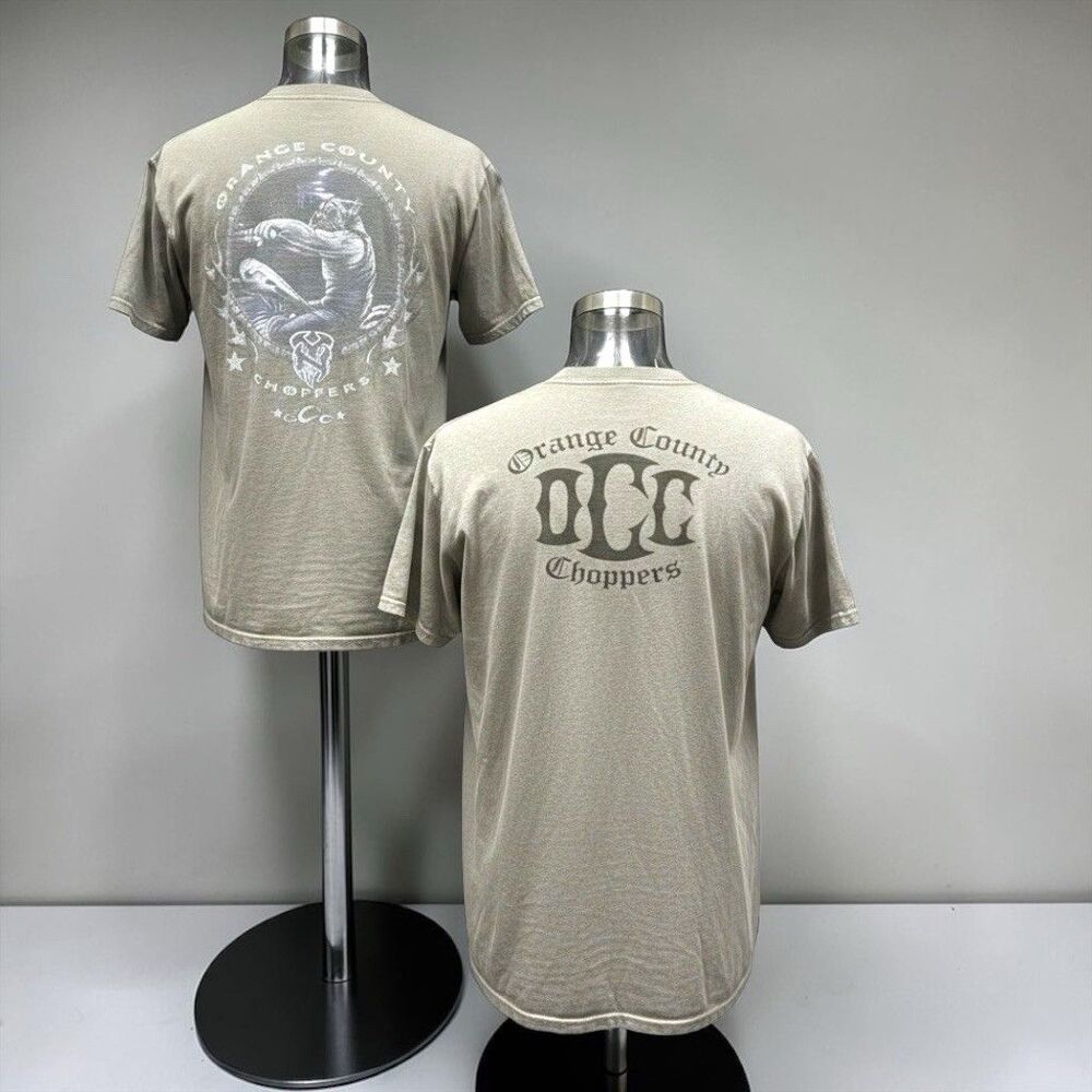 Lot of 2 Vintage Orange County Choppers Men's T Shirt 2XL OCC Graphic Tee Y2K